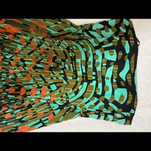 BCBG Waterfall abstract dress !!